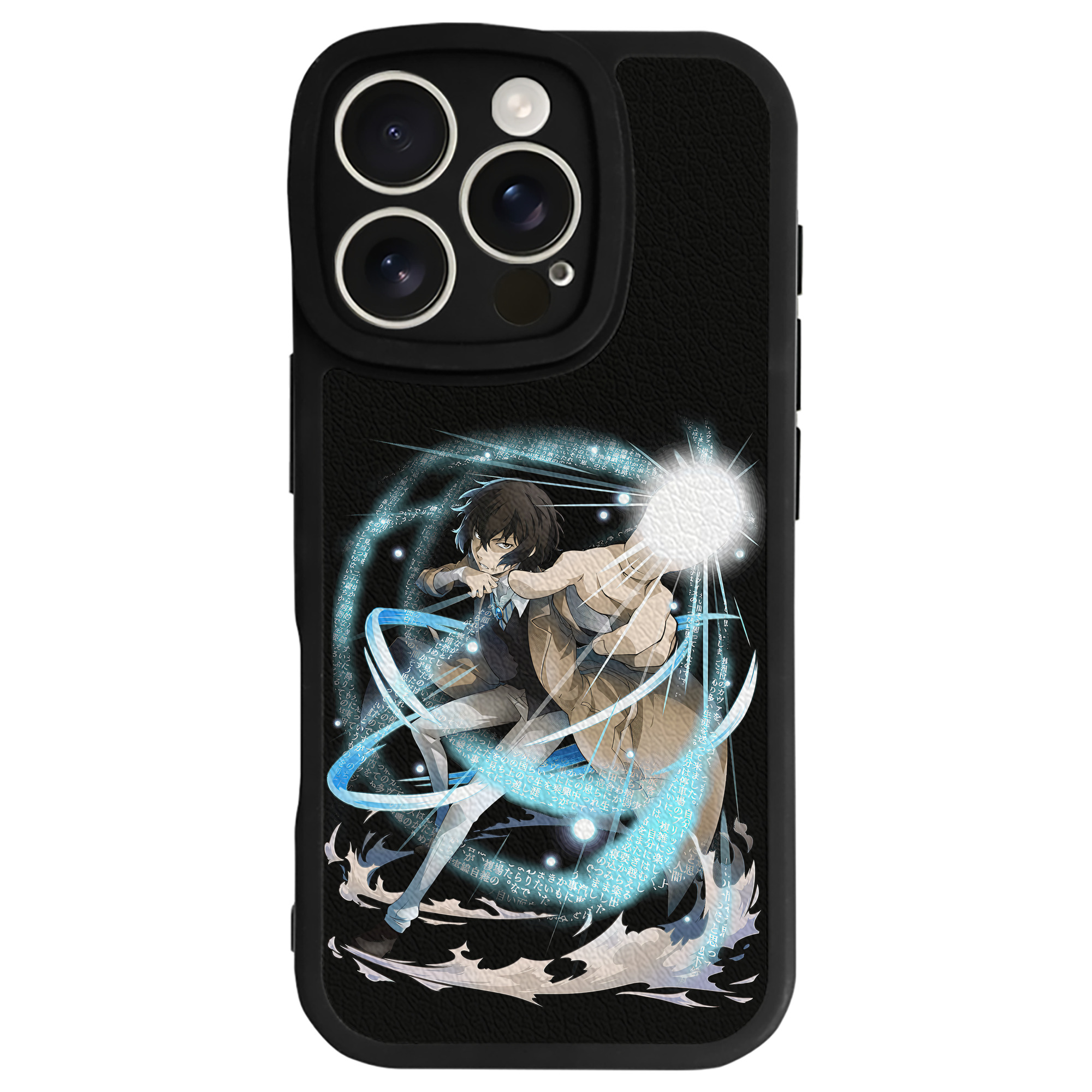 （画像用） 文豪ストレイドッグス Bungo Stray Dogs 【iPhone 16シリーズ対応】シリコンスマホケース（レザー調） 材質：シリコン